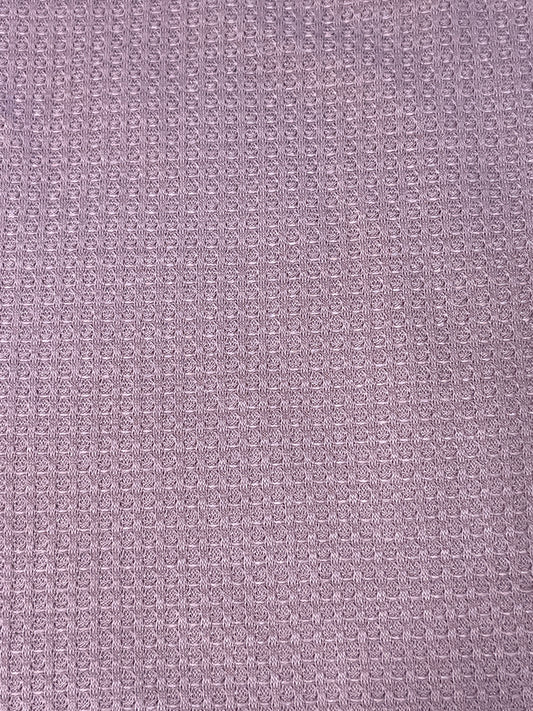 Mauve waffle fabric