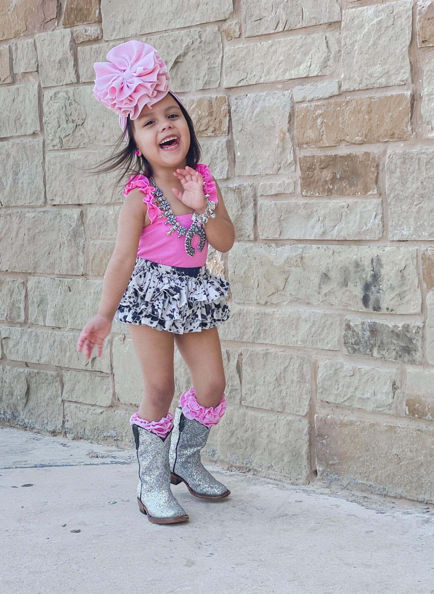 Silver Sparkle Tanner Mark Boots