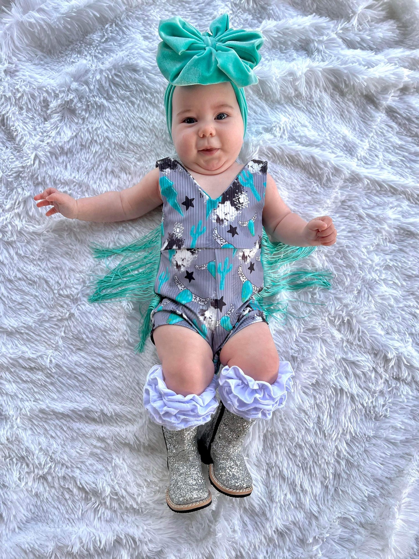 Silver Sparkle Tanner Mark Boots