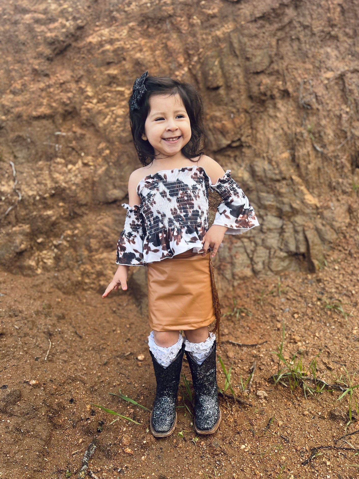 Black Disco Sparkle Tanner Mark boots