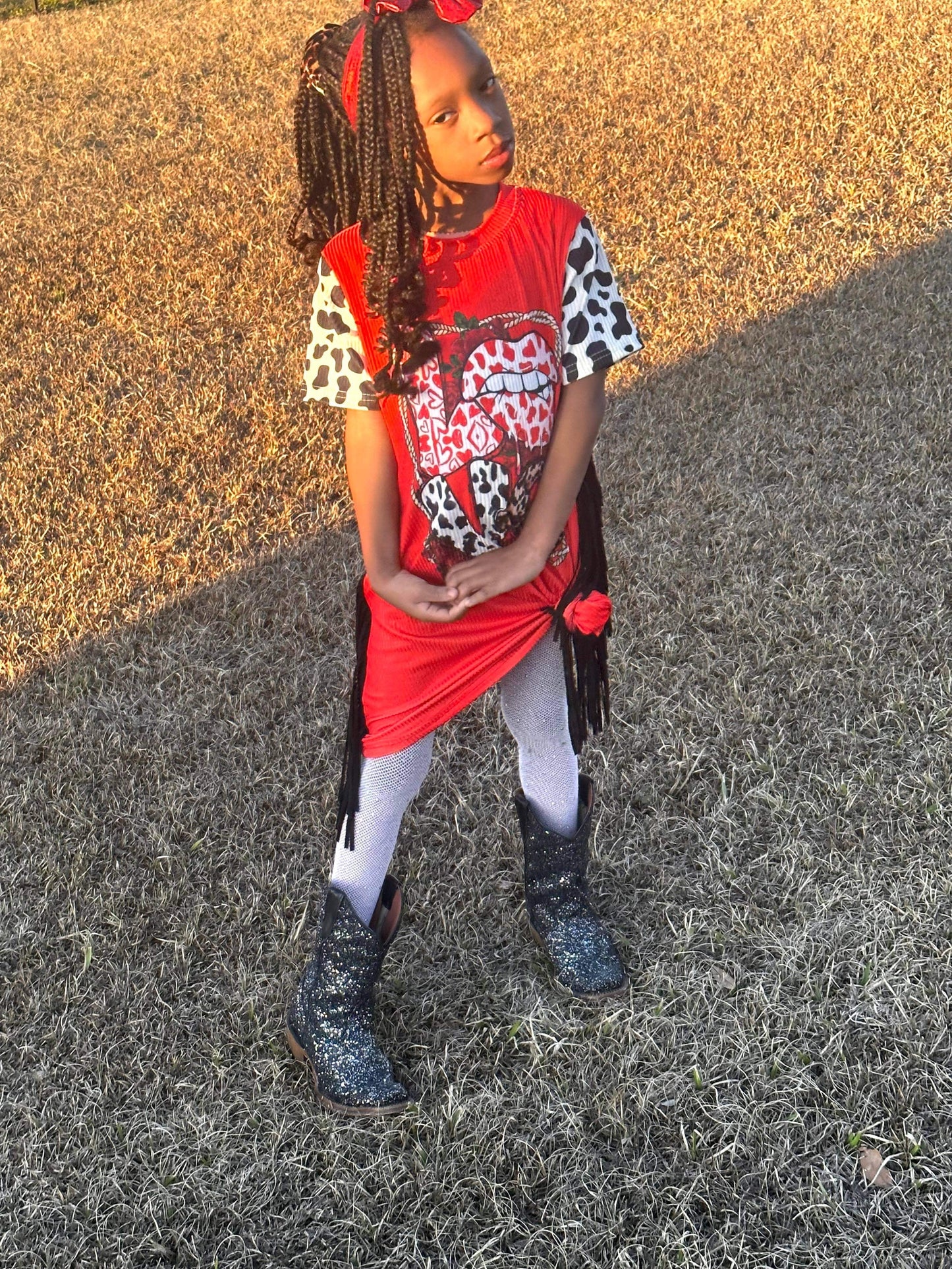 Black Disco Sparkle Tanner Mark boots